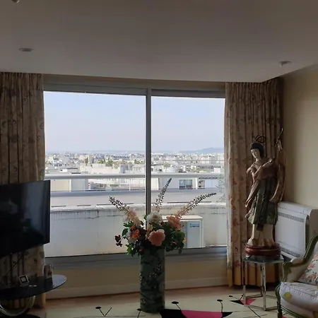Panoramic View Of Paris Apartment