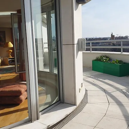 Panoramic View Of Paris Apartment