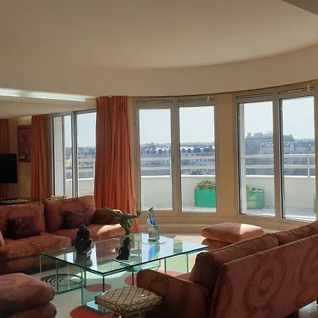 Panoramic View Of Paris Apartment