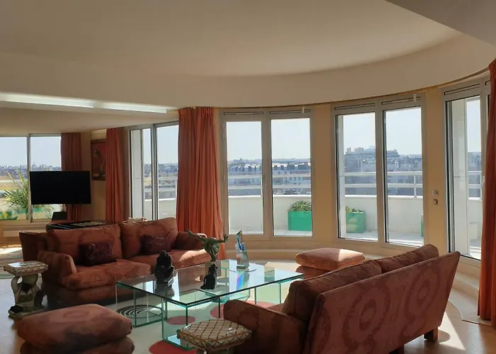 Panoramic View Of Paris Appartement